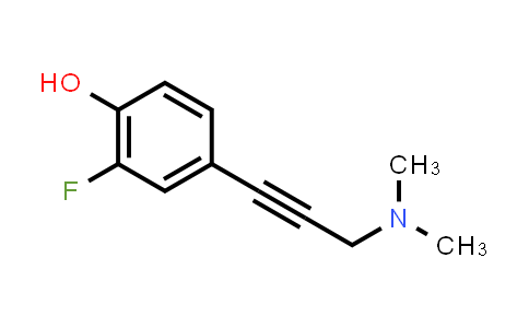 CAS No. 1627542-16-8, Phenol, 4-[3-(dimethylamino)-1-propyn-1-yl]-2-fluoro-