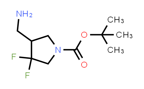CAS No. 1627595-60-1, tert-Butyl 4-(aminomethyl)-3,3-difluoropyrrolidine-1-carboxylate