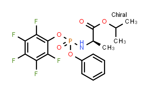 CAS No. 1627824-09-2, Isopropyl ((R)-(perfluorophenoxy)(phenoxy)phosphoryl)-D-alaninate