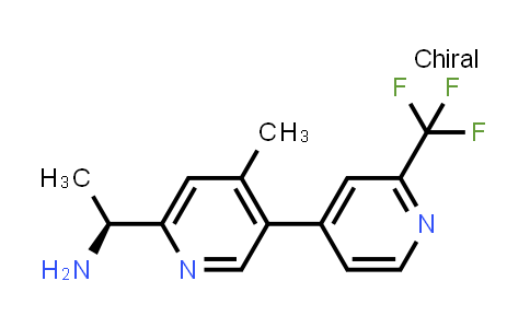 CAS No. 1628106-86-4, (S)-1-(4-Methyl-2'-(trifluoromethyl)-[3,4'-bipyridin]-6-yl)ethan-1-amine