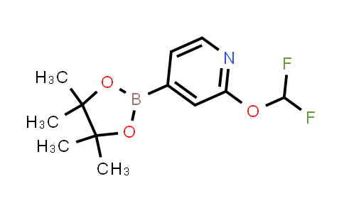 CAS No. 1628116-87-9, 2-(Difluoromethoxy)-4-(4,4,5,5-tetramethyl-1,3,2-dioxaborolan-2-yl)pyridine