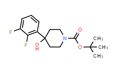 CAS No. 1628430-28-3, tert-Butyl 4-(2,3-difluorophenyl)-4-hydroxypiperidine-1-carboxylate