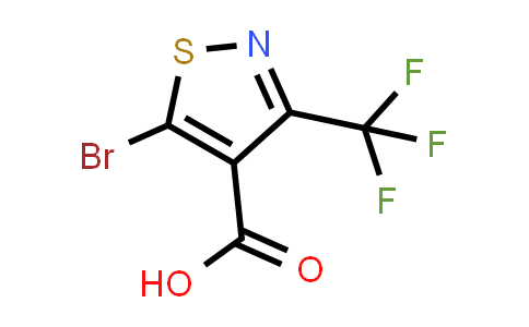 CAS No. 1628451-87-5, 5-Bromo-3-(trifluoromethyl)isothiazole-4-carboxylic acid