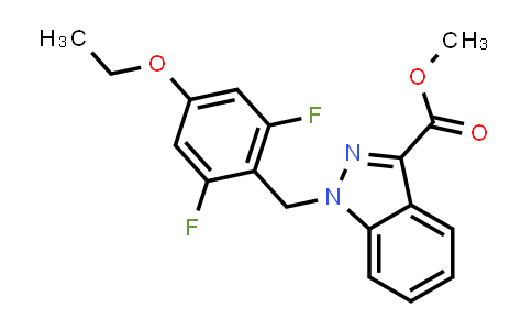 CAS No. 1628723-71-6, Methyl 1-(4-ethoxy-2,6-difluorobenzyl)-1H-indazole-3-carboxylate