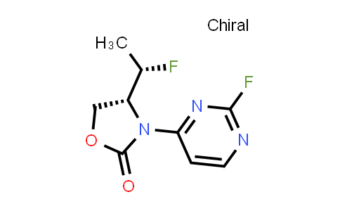 CAS No. 1628806-43-8, (R)-4-((S)-1-Fluoroethyl)-3-(2-fluoropyrimidin-4-yl)oxazolidin-2-one