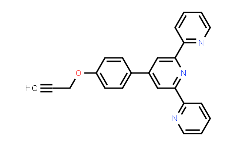 CAS No. 1628933-55-0, 4'-(4-(Prop-2-yn-1-yloxy)phenyl)-2,2':6',2''-terpyridine