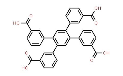 CAS No. 1629643-34-0, 4',5'-Bis(3-carboxyphenyl)-[1,1':2',1''-terphenyl]-3,3''-dicarboxylic acid
