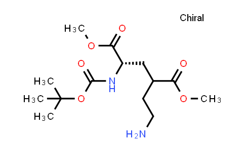 CAS No. 1629681-16-8, L-Glutamic acid, 4-(2-aminoethyl)-N-[(1,1-dimethylethoxy)carbonyl]-, 1,5-dimethyl ester