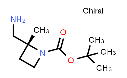 CAS No. 1630815-42-7, tert-Butyl (2R)-2-(aminomethyl)-2-methylazetidine-1-carboxylate