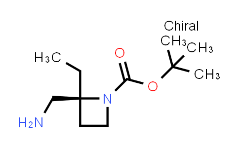 CAS No. 1630815-45-0, tert-Butyl (2S)-2-(aminomethyl)-2-ethylazetidine-1-carboxylate