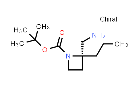 CAS No. 1630815-51-8, tert-Butyl (2S)-2-(aminomethyl)-2-propylazetidine-1-carboxylate