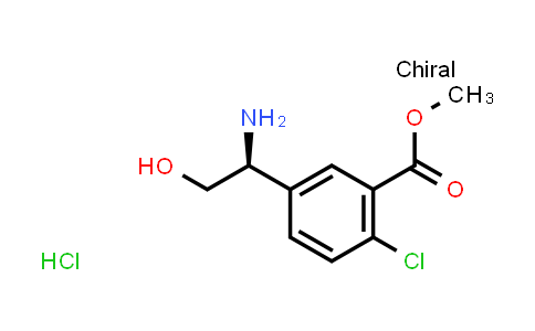 CAS No. 1630815-54-1, Methyl 5-[(1S)-1-amino-2-hydroxyethyl]-2-chlorobenzoate hydrochloride