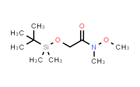 CAS No. 163089-34-7, 2-(tert-Butyldimethylsilyloxy)-N-methoxy-N-methylacetamide