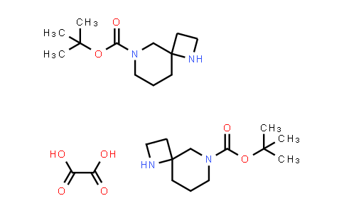 CAS No. 1630906-45-4, tert-Butyl 1,6-diazaspiro[3.5]nonane-6-carboxylate oxalate(2:1)