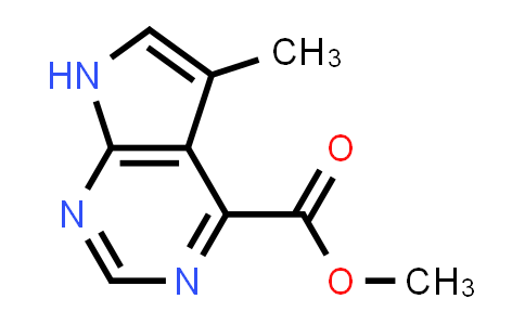 CAS No. 1630906-55-6, Methyl 5-methyl-7H-pyrrolo[2,3-d]pyrimidine-4-carboxylate