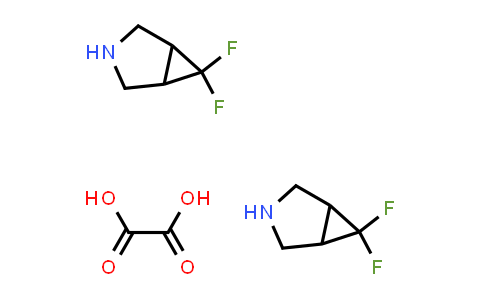 CAS No. 1630906-58-9, 6,6-Difluoro-3-azabicyclo[3.1.0]hexane oxalate(2:1)