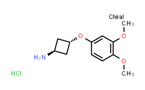 CAS No. 1630906-76-1, trans-3-(3,4-Dimethoxyphenoxy)cyclobutanamine hydrochloride