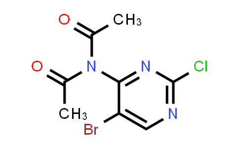 CAS No. 1630906-79-4, N-Acetyl-N-(5-bromo-2-chloropyrimidin-4-yl)acetamide