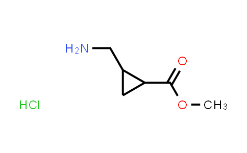 CAS No. 1630906-92-1, Methyl 2-(aminomethyl)cyclopropane-1-carboxylate hydrochloride