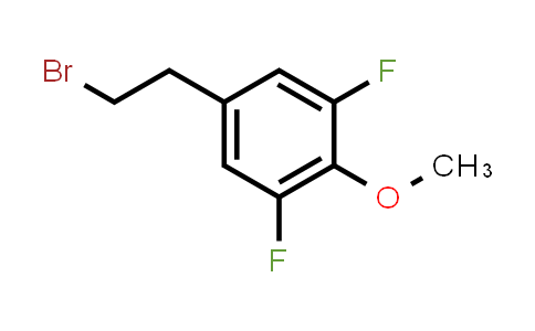 CAS No. 1630906-97-6, 5-(2-Bromoethyl)-1,3-difluoro-2-methoxybenzene