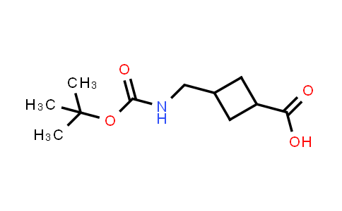 CAS No. 1630907-04-8, 3-(((tert-Butoxycarbonyl)amino)methyl)cyclobutanecarboxylic acid