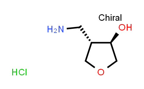 CAS No. 1630907-30-0, (3R,4S)-rel-4-(Aminomethyl)tetrahydrofuran-3-ol hydrochloride