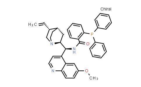 CAS No. 1630973-03-3, 2-(Diphenylphosphino)-N-[(8α,9S)-6'-methoxycinchonan-9-yl]benzamide