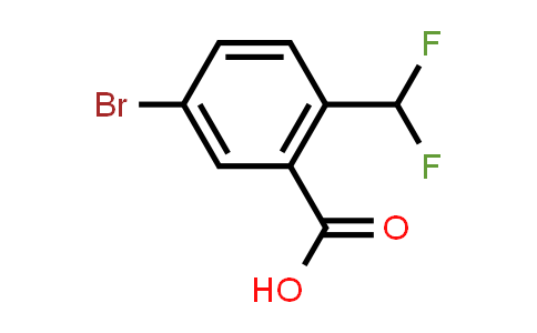 CAS No. 1630983-04-8, 5-Bromo-2-(difluoromethyl)benzoic acid