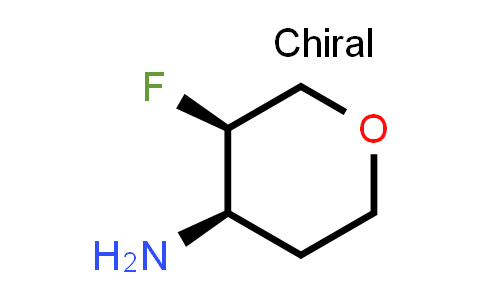 CAS No. 1631027-04-7, rel-(3R,4R)-3-Fluorotetrahydro-2H-pyran-4-amine