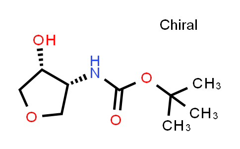 CAS No. 1631070-69-3, tert-Butyl ((3R,4R)-rel-4-hydroxytetrahydrofuran-3-yl)carbamate