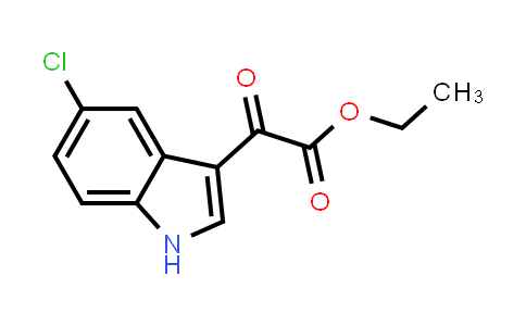 CAS No. 163160-58-5, Ethyl 2-(5-chloro-1H-indol-3-yl)-2-oxoacetate