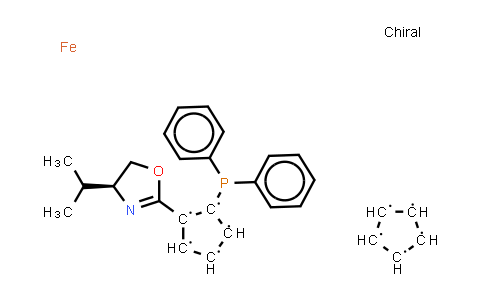 CAS No. 163169-10-6, (2R)-1-[(4S)-4,5-Dihydro-4-(1-methylethyl)-2-oxazolyl]-2-(diphenylphosphino)ferrocene