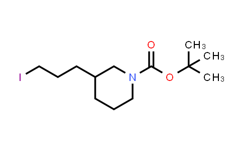 CAS No. 163210-23-9, tert-Butyl 3-(3-iodopropyl)piperidine-1-carboxylate
