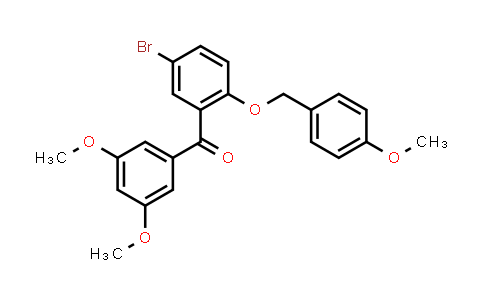 CAS No. 1632406-53-1, (5-Bromo-2-((4-methoxybenzyl)oxy)phenyl)(3,5-dimethoxyphenyl)methanone