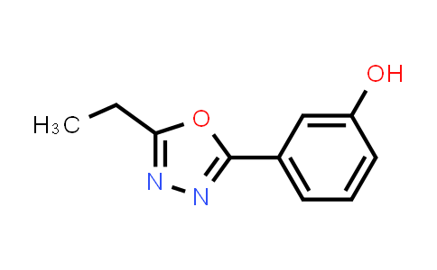 CAS No. 163299-07-8, 3-(5-Ethyl-1,3,4-oxadiazol-2-yl)phenol