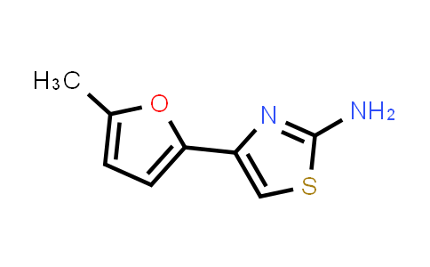 CAS No. 1634-46-4, 4-(5-Methylfuran-2-yl)-1,3-thiazol-2-amine