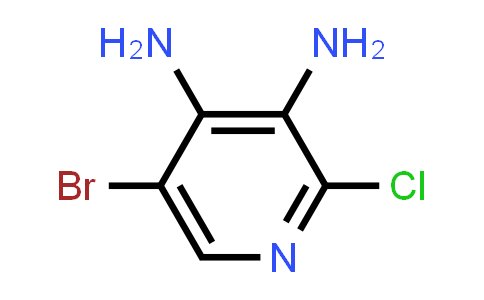 CAS No. 163452-78-6, 5-Bromo-2-chloropyridine-3,4-diamine