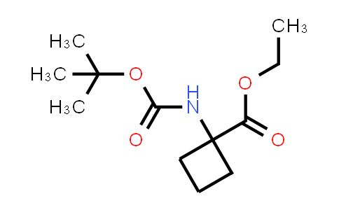 CAS No. 163554-54-9, Ethyl 1-((tert-butoxycarbonyl)amino)cyclobutane-1-carboxylate