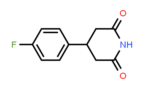 CAS No. 163631-01-4, 4-(4-Fluorophenyl)piperidine-2,6-dione