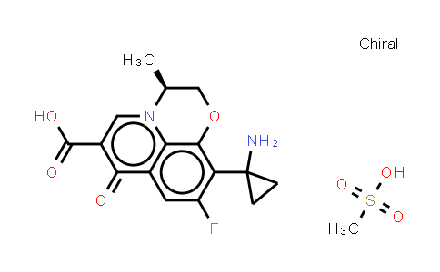 CAS No. 163680-77-1, Pazufloxacin (mesylate)