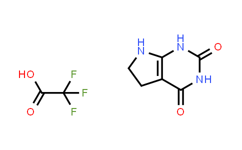 CAS No. 16372-12-6, 1,5,6,7-Tetrahydro-2H-pyrrolo[2,3-d]pyrimidine-2,4(3H)-dione 2,2,2-trifluoroacetate