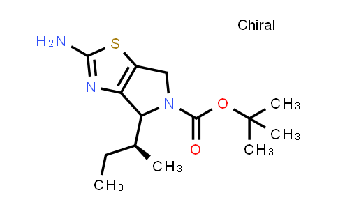 CAS No. 1637310-39-4, tert-Butyl 2-amino-4-[(2S)-butan-2-yl]-4H,5H,6H-pyrrolo[3,4-d][1,3]thiazole-5-carboxylate