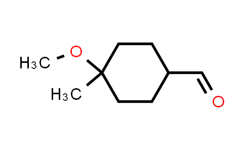 CAS No. 1637310-67-8, 4-Methoxy-4-methylcyclohexane-1-carbaldehyde