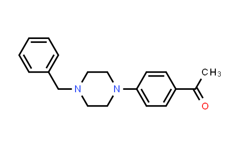 CAS No. 163733-55-9, 1-[4-(4-Benzylpiperazin-1-yl)phenyl]ethanone