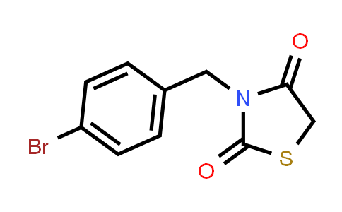 CAS No. 163777-88-6, 3-(4-Bromobenzyl)-1,3-thiazolidine-2,4-dione