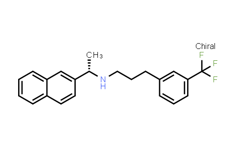 CAS No. 1638501-43-5, (S)-N-(1-(Naphthalen-2-yl)ethyl)-3-(3-(trifluoromethyl)phenyl)propan-1-amine