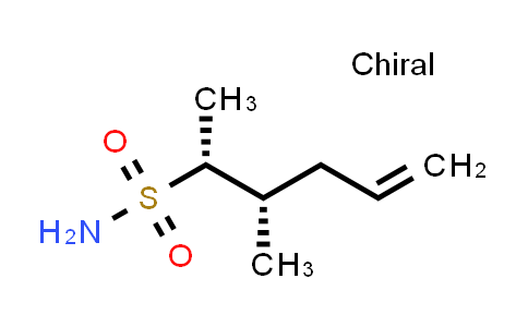 CAS No. 1638587-36-6, (2R,3S)-3-Methylhex-5-ene-2-sulfonamide