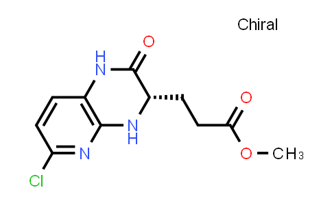 CAS No. 1638603-92-5, Methyl 3-[(3S)-6-chloro-2-oxo-1H,2H,3H,4H-pyrido[2,3-b]pyrazin-3-yl]propanoate