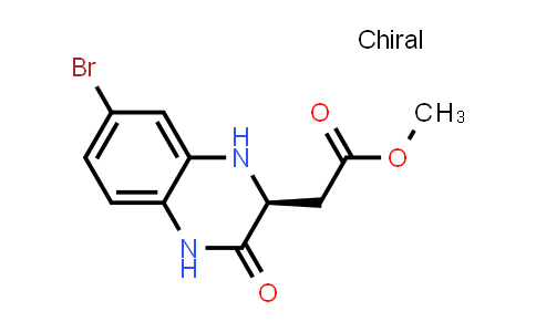 CAS No. 1638604-45-1, Methyl 2-[(2S)-7-bromo-3-oxo-1,2,3,4-tetrahydroquinoxalin-2-yl]acetate