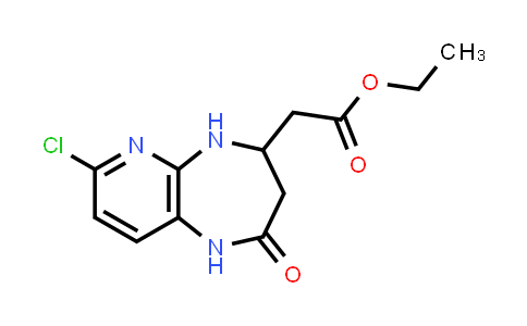 CAS No. 1638604-52-0, Ethyl 2-{7-chloro-2-oxo-1H,2H,3H,4H,5H-pyrido[2,3-b][1,4]diazepin-4-yl}acetate